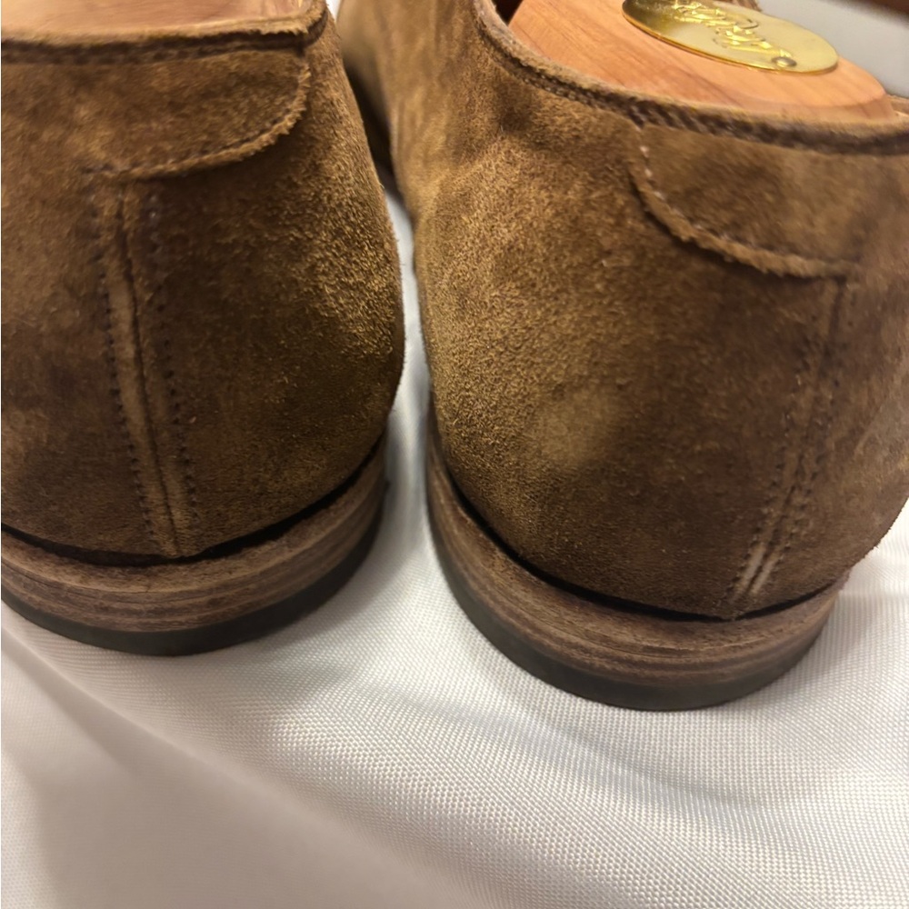 Officine Creative Tan Suede Oxford Shoes - Picture 4 of 14